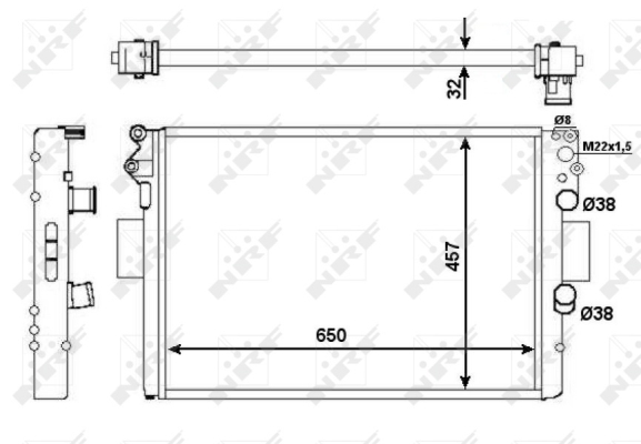 WG1722486 WILMINK GROUP Радиатор, охлаждение двигателя