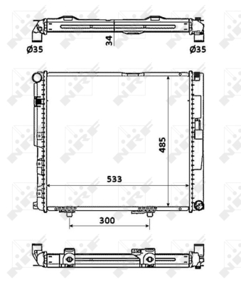 WG1722678 WILMINK GROUP Радиатор, охлаждение двигателя