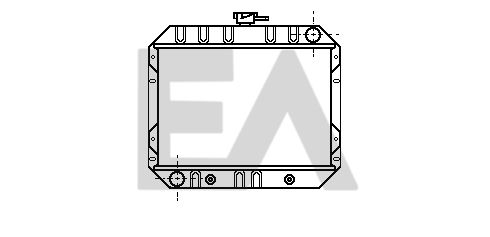 31R22034 EACLIMA Радиатор, охлаждение двигателя