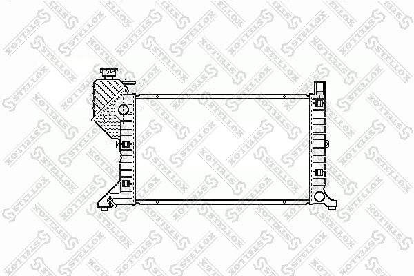 8103304SX STELLOX Радиатор, охлаждение двигателя