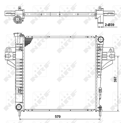 WG1722116 WILMINK GROUP Радиатор, охлаждение двигателя