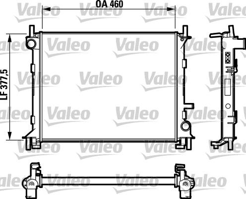 732731 VALEO Радиатор, охлаждение двигателя