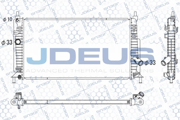 016M35 JDEUS Радиатор, охлаждение двигателя