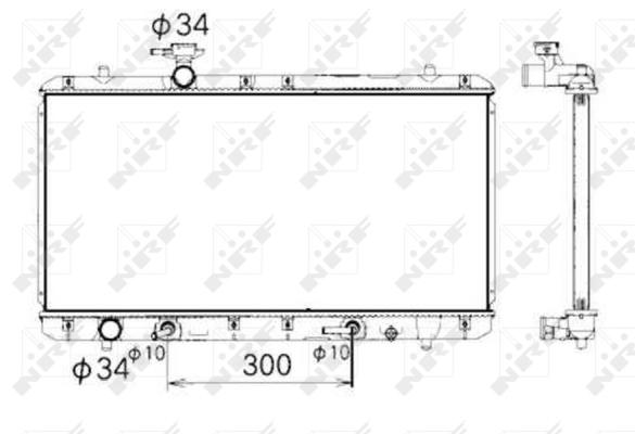 WG1722310 WILMINK GROUP Радиатор, охлаждение двигателя