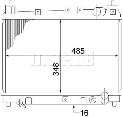 WG2182711 WILMINK GROUP Радиатор, охлаждение двигателя