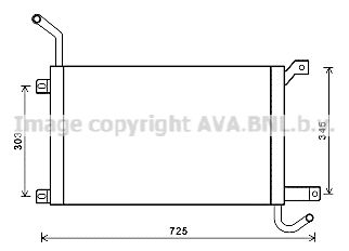 AUA2224 AVA QUALITY COOLING Радиатор, охлаждение двигателя