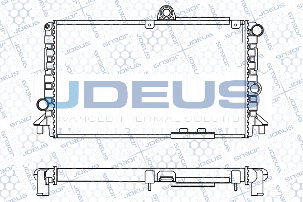 M000005A JDEUS Радиатор, охлаждение двигателя