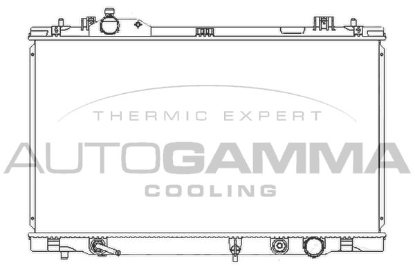 107961 AUTOGAMMA Радиатор, охлаждение двигателя
