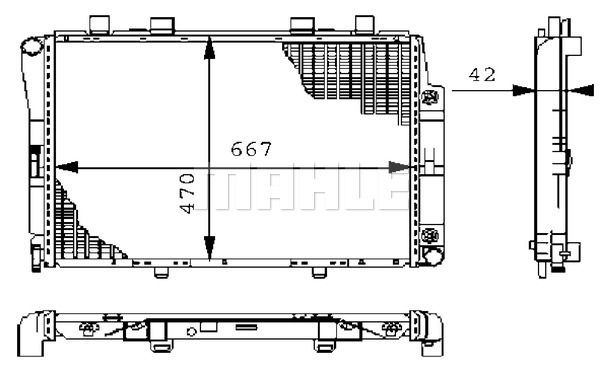 WG2183334 WILMINK GROUP Радиатор, охлаждение двигателя