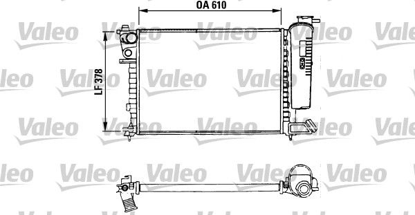 730630 VALEO Радиатор, охлаждение двигателя