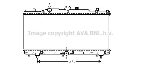 FT2166 PRASCO Радиатор, охлаждение двигателя