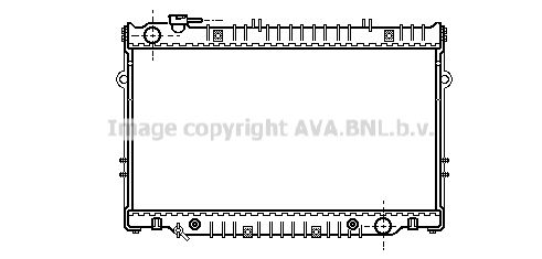 TO2222 AVA QUALITY COOLING Радиатор, охлаждение двигателя