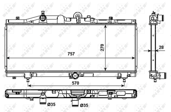 WG1722786 WILMINK GROUP Радиатор, охлаждение двигателя