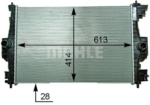 WG2183124 WILMINK GROUP Радиатор, охлаждение двигателя