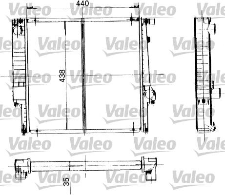 819399 VALEO Радиатор, охлаждение двигателя