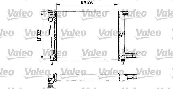 730632 VALEO Радиатор, охлаждение двигателя