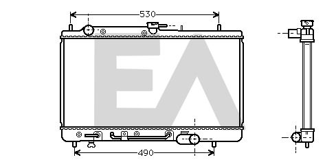 31R52026 EACLIMA Радиатор, охлаждение двигателя