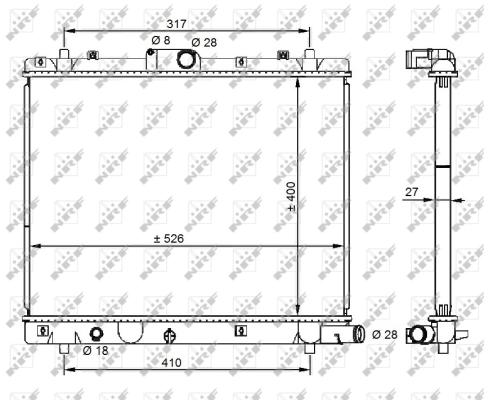 WG1723671 WILMINK GROUP Радиатор, охлаждение двигателя