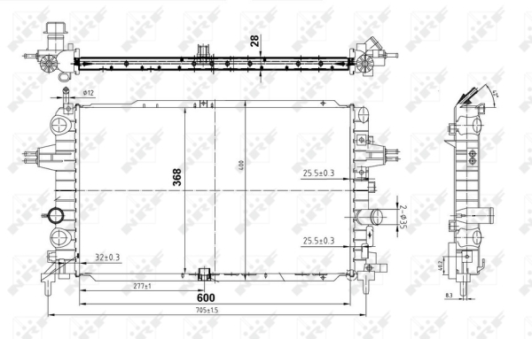 WG1721140 WILMINK GROUP Радиатор, охлаждение двигателя