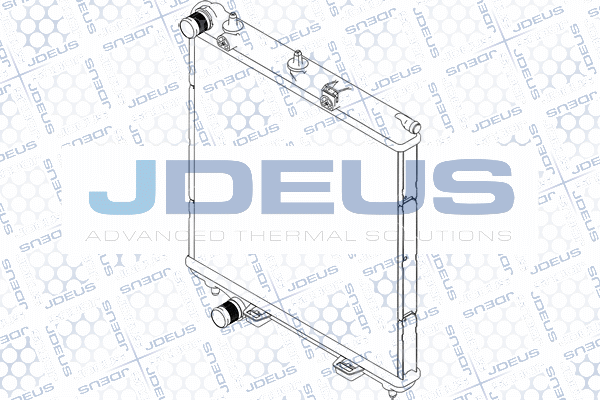 RA0070191 JDEUS Радиатор, охлаждение двигателя