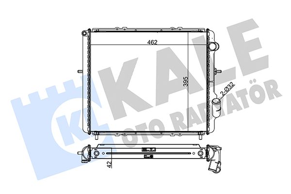 207900 KALE OTO RADYATÖR Радиатор, охлаждение двигателя