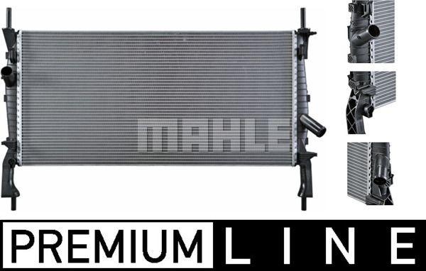 CR1362000P MAHLE Радиатор, охлаждение двигателя