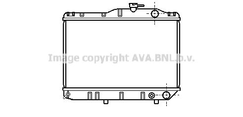 TO2032 AVA QUALITY COOLING Радиатор, охлаждение двигателя