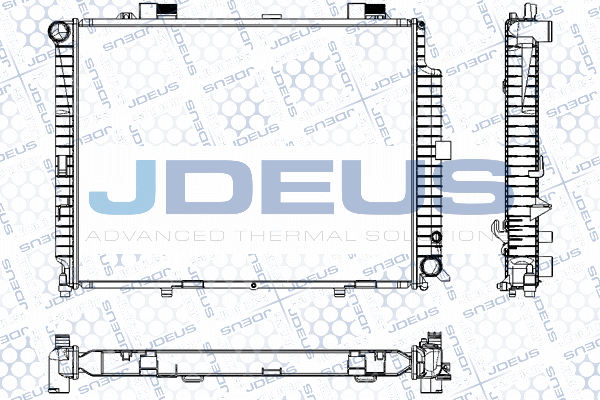 RA0170640 JDEUS Радиатор, охлаждение двигателя