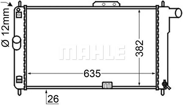 WG2193121 WILMINK GROUP Радиатор, охлаждение двигателя