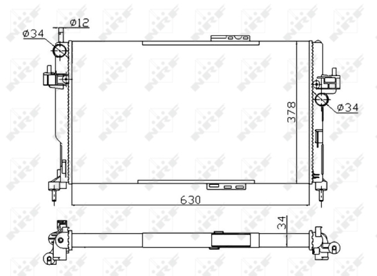 WG1723252 WILMINK GROUP Радиатор, охлаждение двигателя