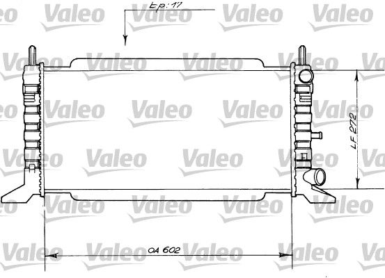 730560 VALEO Радиатор, охлаждение двигателя