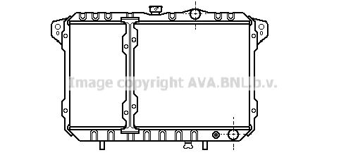 MT2035 AVA QUALITY COOLING Радиатор, охлаждение двигателя