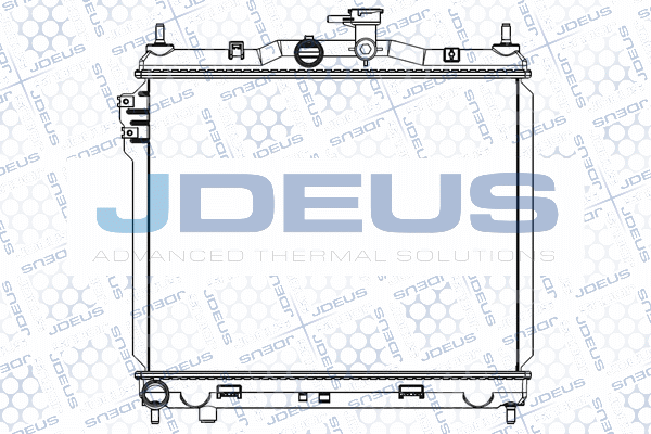 M0540160 JDEUS Радиатор, охлаждение двигателя