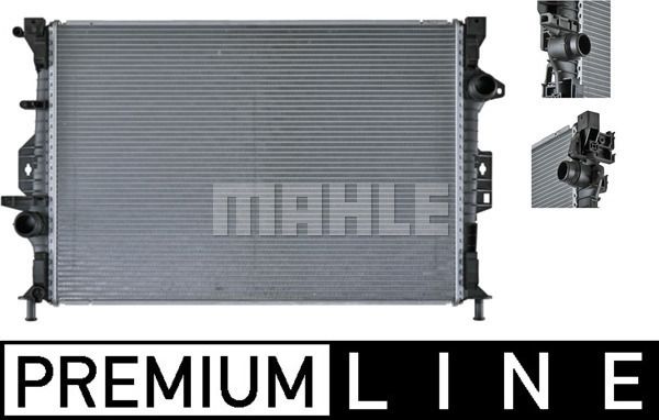 CR907000P MAHLE Радиатор, охлаждение двигателя