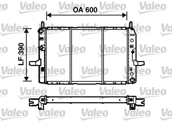 731786 VALEO Радиатор, охлаждение двигателя