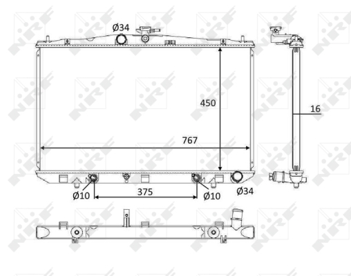 WG1723478 WILMINK GROUP Радиатор, охлаждение двигателя