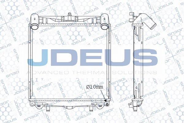 M0430150 JDEUS Радиатор, охлаждение двигателя