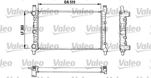 811387 VALEO Радиатор, охлаждение двигателя