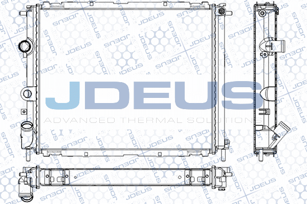 RA0230640 JDEUS Радиатор, охлаждение двигателя