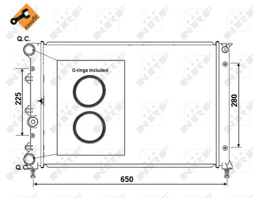 WG1723268 WILMINK GROUP Радиатор, охлаждение двигателя