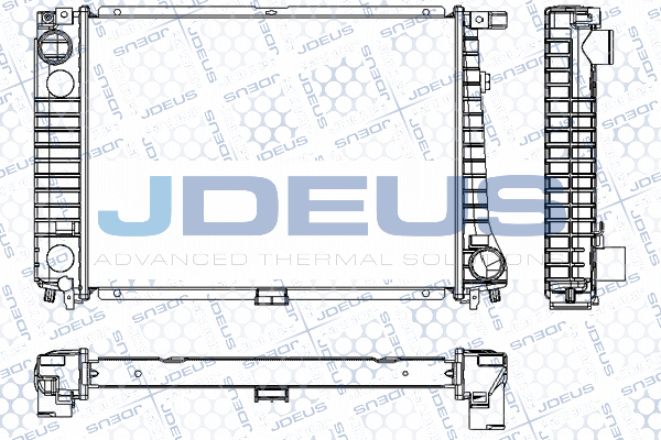 RA0050350 JDEUS Радиатор, охлаждение двигателя