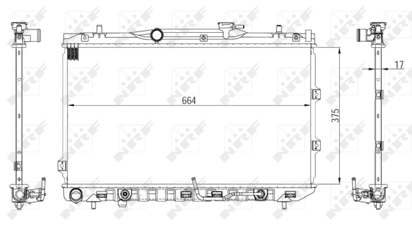 WG1723015 WILMINK GROUP Радиатор, охлаждение двигателя