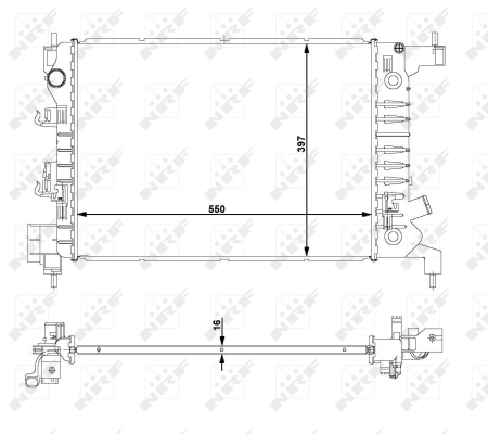 WG1725596 WILMINK GROUP Радиатор, охлаждение двигателя