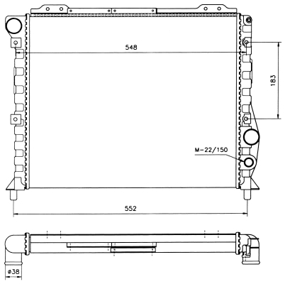 WG1723510 WILMINK GROUP Радиатор, охлаждение двигателя