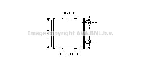 AI2256 AVA QUALITY COOLING Радиатор, охлаждение двигателя