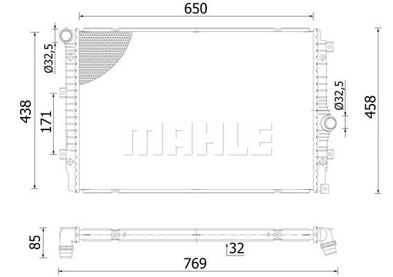 WG2183323 WILMINK GROUP Радиатор, охлаждение двигателя