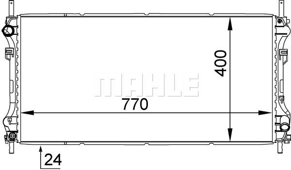 CR1143000S MAHLE Радиатор, охлаждение двигателя