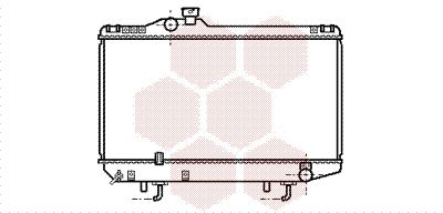 53002154 VAN WEZEL Радиатор, охлаждение двигателя