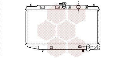 25002072 VAN WEZEL Радиатор, охлаждение двигателя