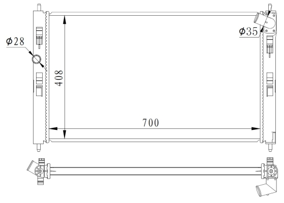 WG2162311 WILMINK GROUP Радиатор, охлаждение двигателя